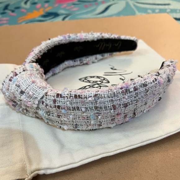 La Bella Shimmer Tweed Headband - Picture 2 of 11